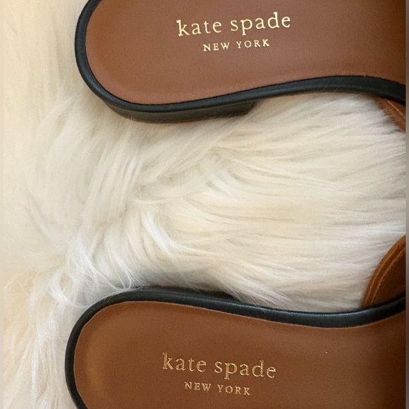 KATE SPADE Spade Flower Jacquard Leather Sandals - Picture 9 of 11